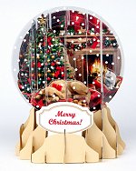 Holiday Room<br> 2014 Pop-Up Snow Globe Card